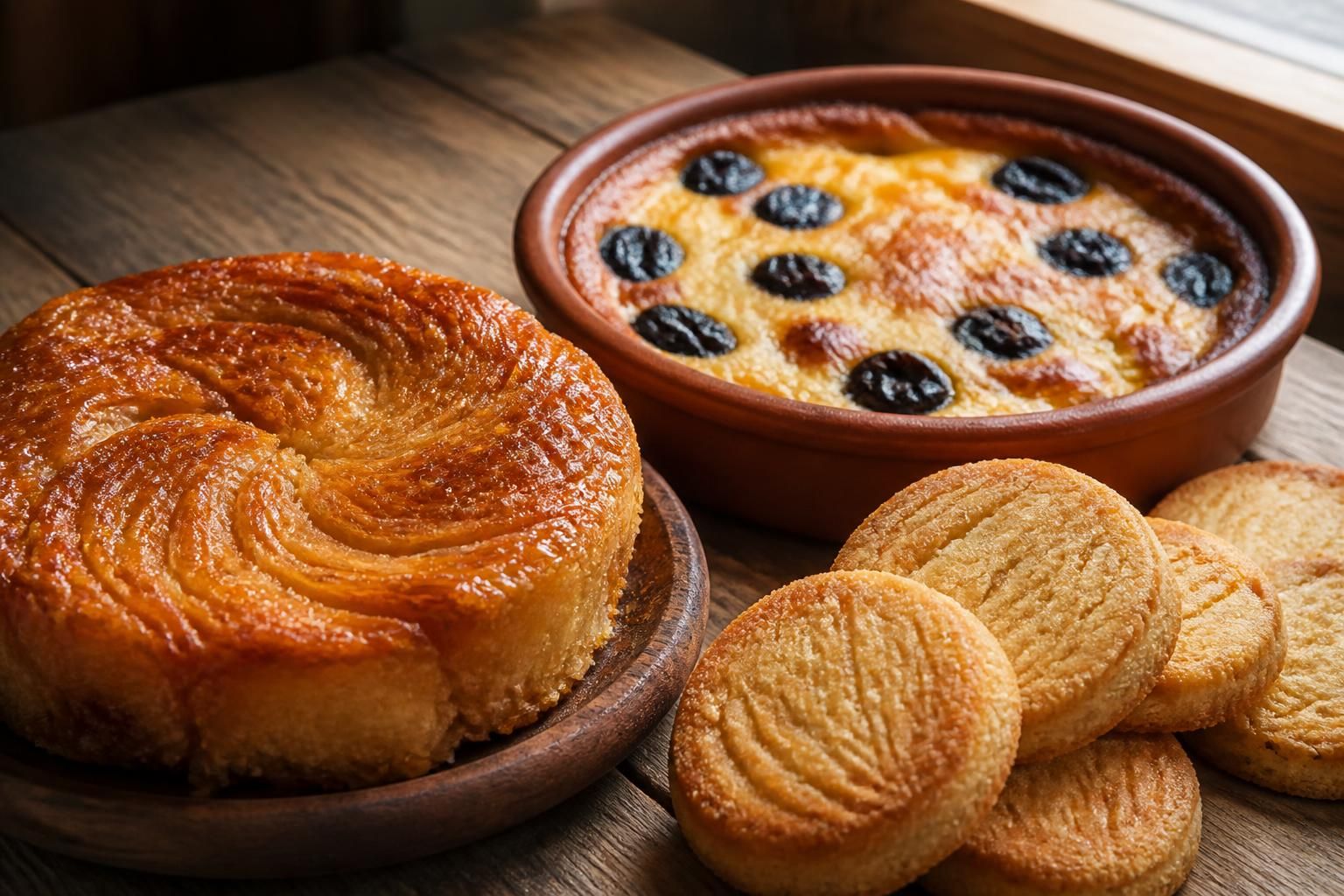 découvrez les incontournables de la pâtisserie bretonne : kouign-amann, far breton et palets bretons, des spécialités savoureuses à ne pas manquer lors de votre visite en bretagne.