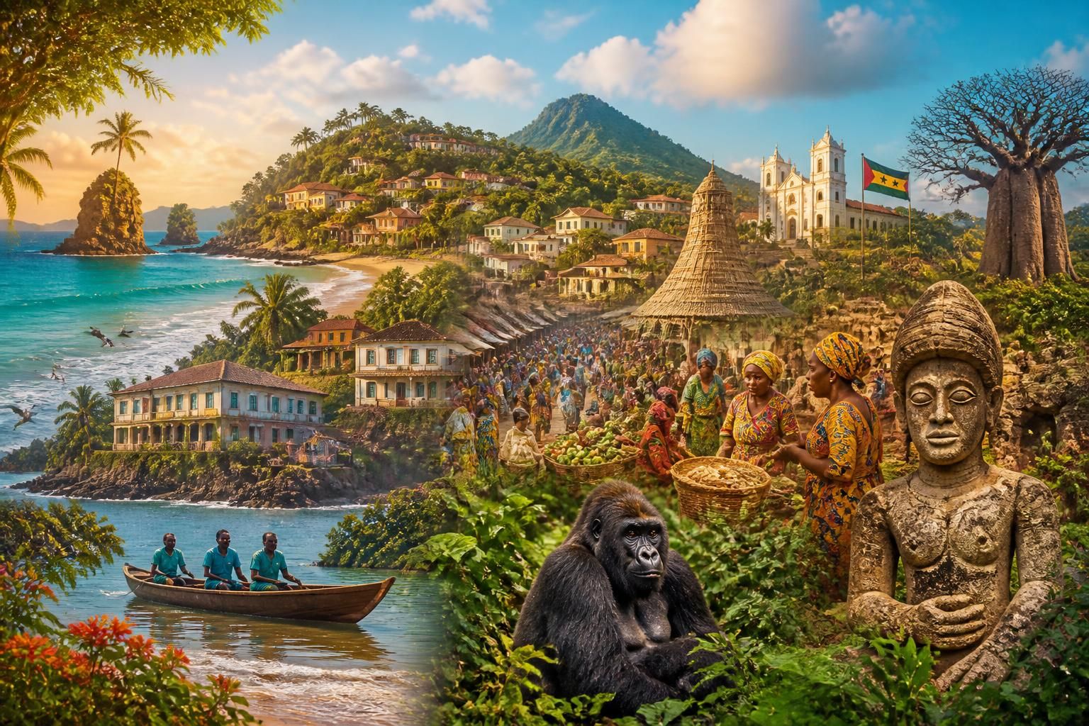 explorez les plus petits pays d'afrique, des territoires minuscules regorgeant de richesses culturelles, naturelles et historiques insoupçonnées.