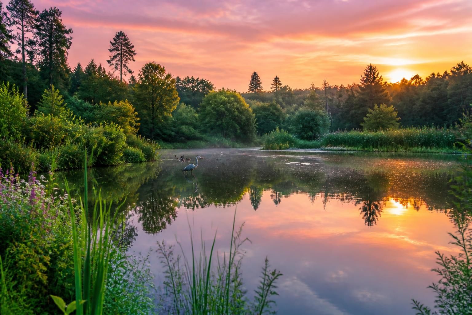 explorez l'estang, un joyau naturel offrant des paysages magnifiques, une biodiversité riche et des activités en plein air pour tous les amoureux de la nature.