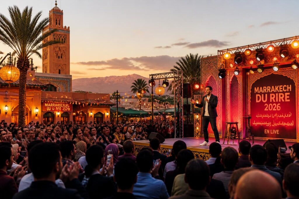 Marrakech du Rire 2026 : L&rsquo;édition à ne pas manquer pour une explosion de rires au cœur du Maroc