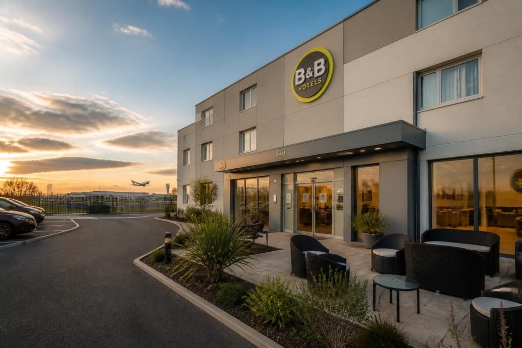 Découvrez le confort et la proximité du b&b hotel orly rungis aéroport 2 étoiles