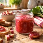 Délices acidulés : la confiture maison de rhubarbe