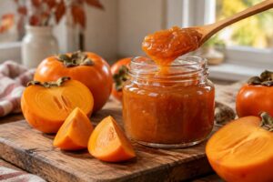 Délicieuse confiture maison à base de kakis mûrs