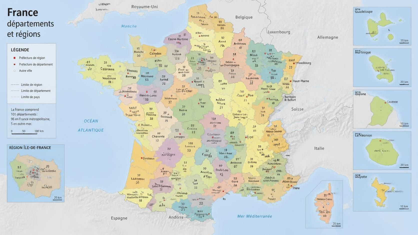 découvrez le nombre actuel de départements français et toutes les informations essentielles à connaître sur leur organisation et leur rôle.