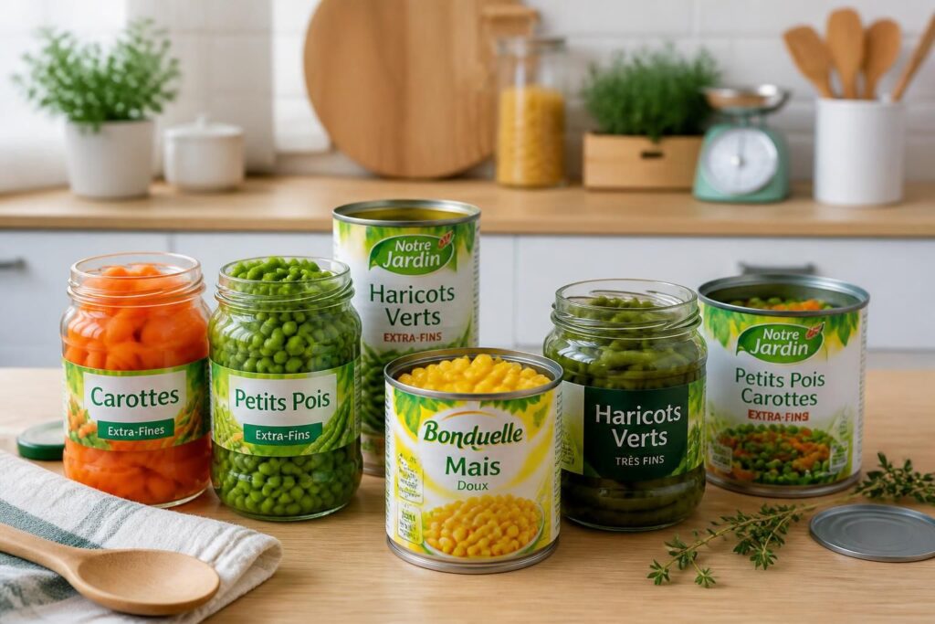 Légumes en conserve : praticité et saveurs à portée de main